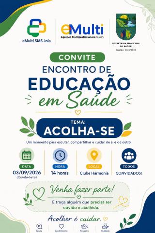 Imagem ilustrativa da notícia: Jóia promove encontro de educação em saúde com foco no acolhimento