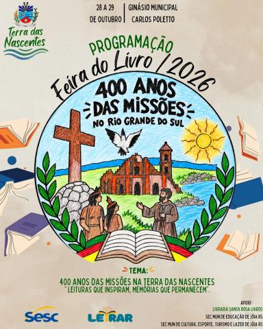 Imagem ilustrativa da notícia:  Feira do Livro de Jóia realiza programação cultural e atividades para estudantes